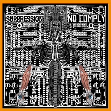 SUPPRESSION - NO COMPLY "Split" 10" (TLAL) Green Marble
